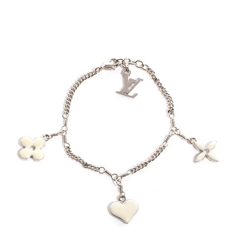 silver louis vuitton charm bracelet|vintage Louis Vuitton charm bracelet.